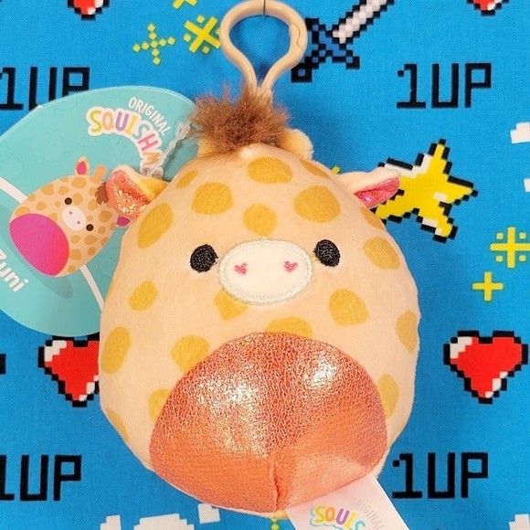 Squishmallow Zuni the Giraffe 3" UltraSoft Valentine's Day Toy Plush NWT - Picture 1 of 5